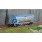 LS Models 30589 Tagnpps hopper wagons, light blue, new Millet logo LSM_30589-LS Models 30589 Tagnpps hopper wagons, light blue, new Millet logo