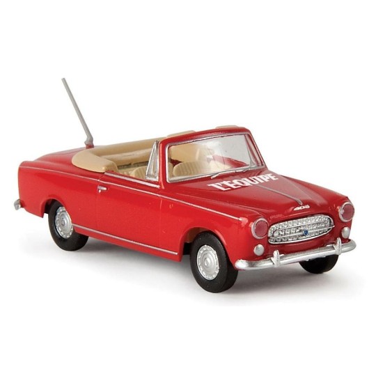 Sai_29156-Brekina 29156 Peugeot 403 Cabriolet rouge, L'EQUIPE