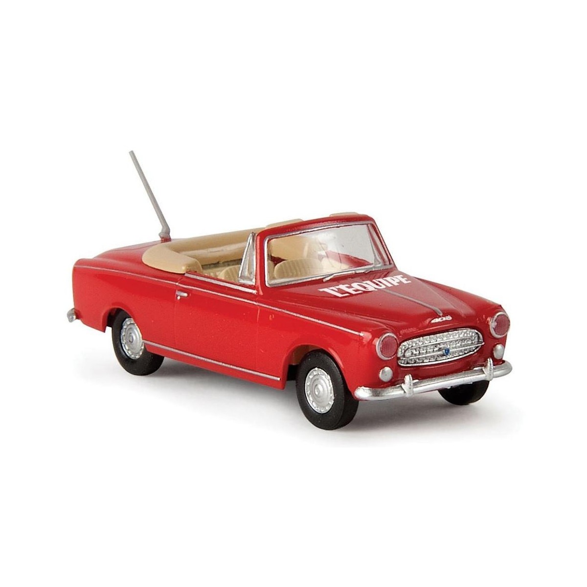 Brekina 29156 Peugeot 403 Cabriolet red, L'EQUIPE