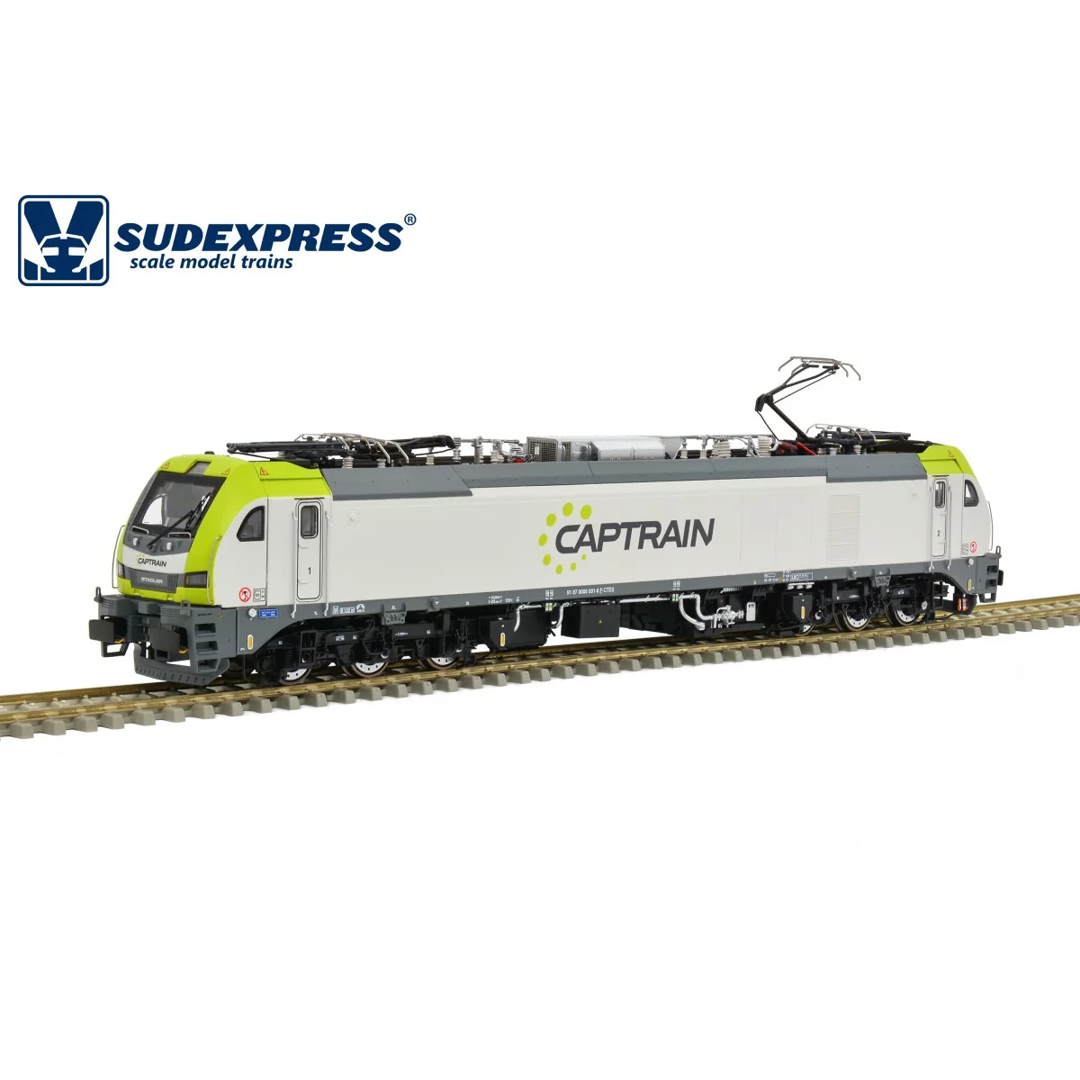 SudExpress S0060010 Euro6000 6001-8 electric locomotive, Captrain F...