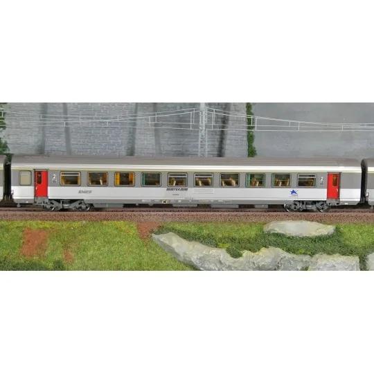 LSM_41219-LS Models 41219 Set of 3 VTU coaches, A10tu / B11tu / B11tux, TER Alsace livery, SNCF, Nouille logo, illuminated