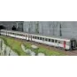 LSM_41219-LS Models 41219 Set of 3 VTU coaches, A10tu / B11tu / B11tux, TER Alsace livery, SNCF, Nouille logo, illuminated