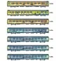 Models Word 2401 Set de 7 voitures VTU, Teoz origine, logo casquette, SNCF, éclairées Models World MW_2401 - 1 MW_2401-Models Word 2401 Set de 7 voitures VTU, Teoz origine, logo casquette, SNCF, éclairées