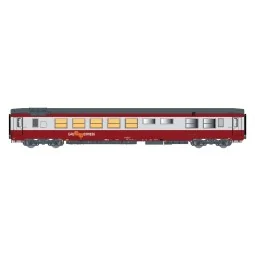 LS Models 40107 Voiture restaurant Gril Express, rouge / gris métal, SNCF, logo GE orange, éclairée Ls models LSM_40107 - 1