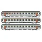LSM_41998-LS Models 41998 Set de 3 voitures corail VTU, SNCF, Le Montaigne, B5rtux / A10rtu / B11rtu, logo encadré, éclairée