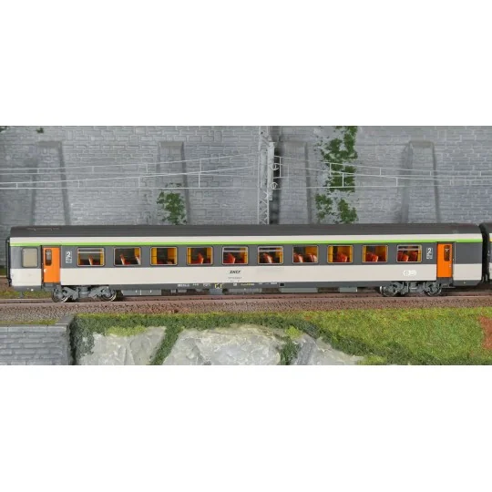 LSM_41998-LS Models 41998 Set de 3 voitures corail VTU, SNCF, Le Montaigne, B5rtux / A10rtu / B11rtu, logo encadré, éclairée