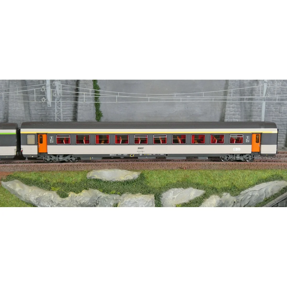 LS Models 41999 Set de 3 voitures corail VTU, SNCF, Le Montaigne, A10rtu / B11tu / B11tu, logo encadré, éclairée Ls models LSM_4