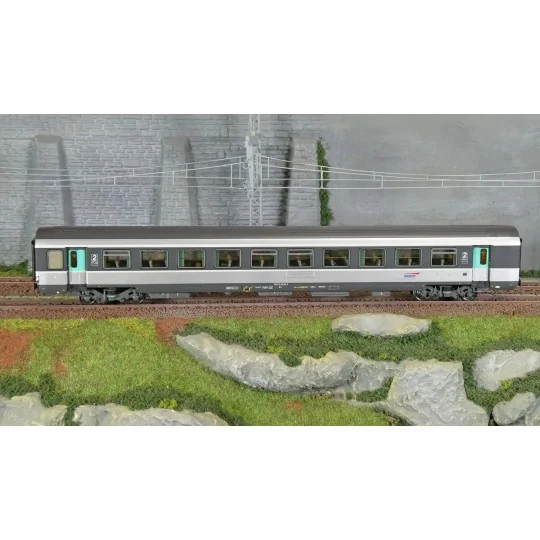 LSM_40606-LS Models 40606 Voiture VTU B11tu, SNCF, Corail+, logo Casquette, éclairée