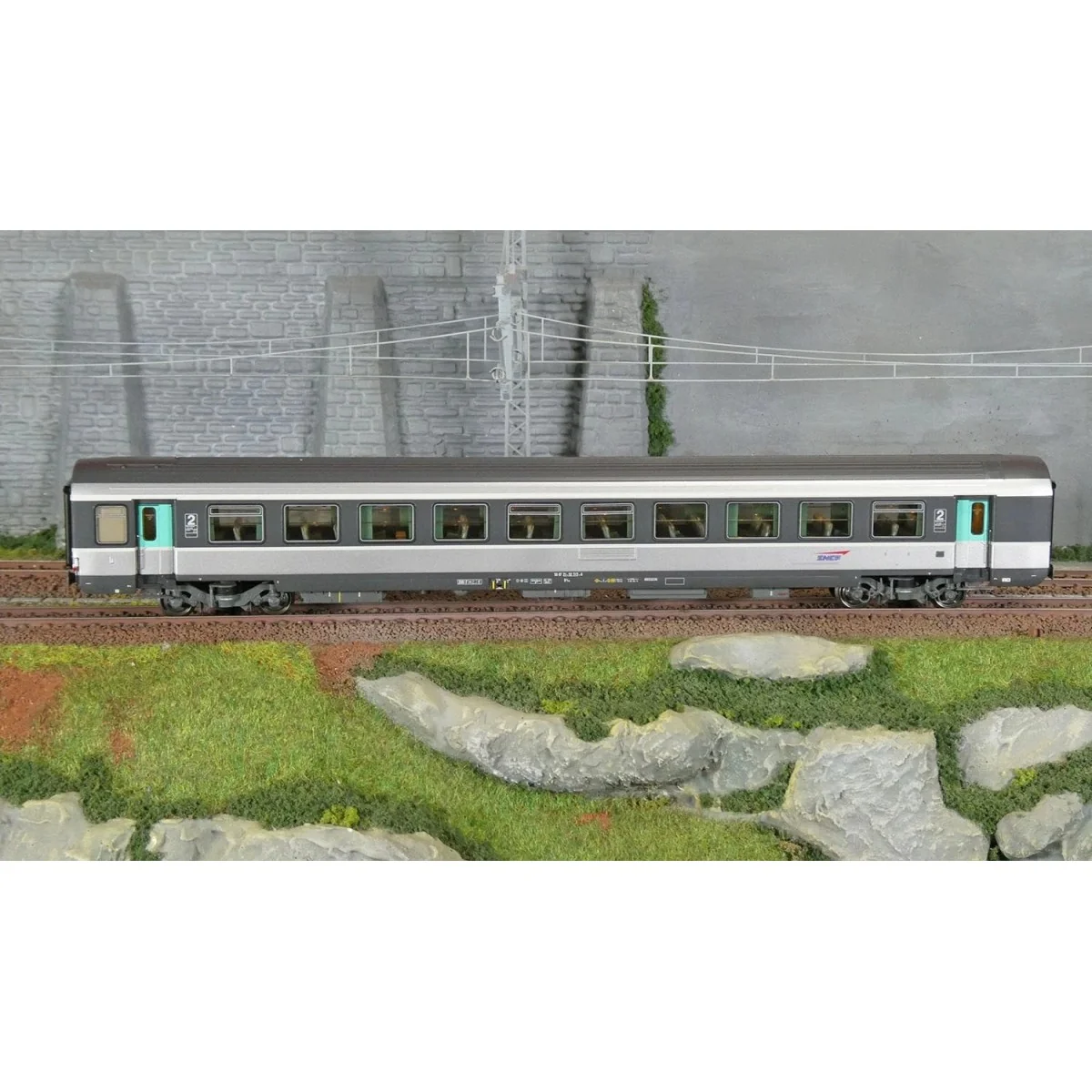 LS Models 40606 Voiture VTU B11tu, SNCF, Corail+, logo Casquette, éclairée Ls models LSM_40606 - 2