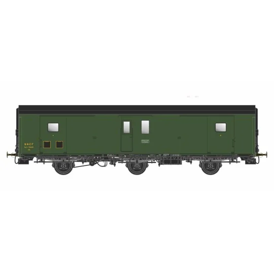 MW_103-Models World 103 Wagon fourgon 3 essieux, PLM, Dqd2m, Vert 306, ep.IIIc-d, feux fin de convoi