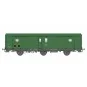 Models World 105 Wagon fourgon 3 essieux, PLM, Dd2, Vert 301, ep.IIIc-d, feux fin de convoi Models World MW_105 - 3 MW_105-Models World 105 Wagon fourgon 3 essieux, PLM, Dd2, Vert 301, ep.IIIc-d, feux fin de convoi