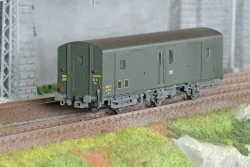 Models World 105 Three-axle baggage car, PLM, Dd2, Green 301, ep.II...