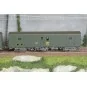 Models World 108 Set of 2 three-axle baggage cars, PLM, Dd2, Green ... MW_108-Models World 108 Set of 2 three-axle baggage cars, PLM, Dd2, Green 301, yellow SNCF logo, ep.IVa, end-of-train lights