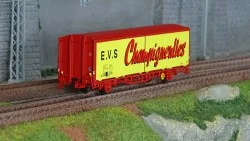 LS Models 30689 Wagon EVS, Hs, SNCF, jaune, parois planes, Champigneulles Ls models Lsm_30689 - 1