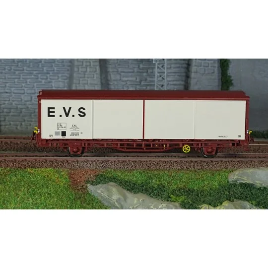 Lsm_30690-LS Models 30690 Wagon EVS, Hs, SNCF, blanc/brun, parois planes