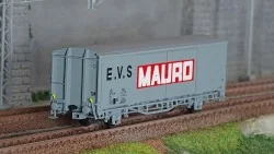 LS Models 30692 EVS Wagon, Hbis, SNCF, grey, flat sides, Mauro