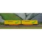 REE Modeles NW233 Container wagon Sggmrss 90 WASCOSA, SNCF, 2 x 45’... NW-233-REE Modeles NW233 Container wagon Sggmrss 90 WASCOSA, SNCF, 2 x 45’ containers, Containerships Magnum, N- 1/160