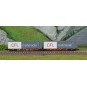 NW-234-REE Modeles NW234 Container wagon Sggmrss 90 TOUAX, SNCF, 2 x 45’ containers CFL multimodal, N- 1/160