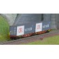 NW-234-REE Modeles NW234 Container wagon Sggmrss 90 TOUAX, SNCF, 2 x 45’ containers CFL multimodal, N- 1/160