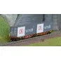 REE Modeles NW234 Container wagon Sggmrss 90 TOUAX, SNCF, 2 x 45’ c... NW-234-REE Modeles NW234 Container wagon Sggmrss 90 TOUAX, SNCF, 2 x 45’ containers CFL multimodal, N- 1/160