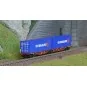 REE Modeles NW235 Container wagon Sggmrss 90 TOUAX, SNCF, 2 x 45’ c... NW-235-REE Modeles NW235 Container wagon Sggmrss 90 TOUAX, SNCF, 2 x 45’ containers CFL Transalliance, N- 1/160