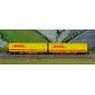 REE Modeles NW236 Container wagon Sggmrss 90 TOUAX, SNCF, 2 x 45’ D... NW-236-REE Modeles NW236 Container wagon Sggmrss 90 TOUAX, SNCF, 2 x 45’ DHL containers, N- 1/160