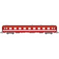 NW-331-REE Modeles NW331 Voiture voyageurs UIC, SNCF, A9 Rouge, logo Corail, bande de classe jaune, ep.IV, N - 1/160