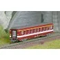 NW-331-REE Modeles NW331 Voiture voyageurs UIC, SNCF, A9 Rouge, logo Corail, bande de classe jaune, ep.IV, N - 1/160