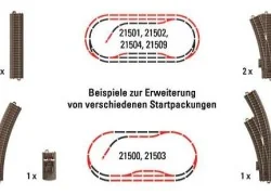 Trix 62900 Large Additional Track Box for C Track - Trix - Trix_62900