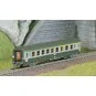 NW-262-REE Modeles NW262 Voiture voyageurs UIC, SNCF, A4B5 Verte/Gris béton, logo blanc encadré, ep.V, N- 1/160