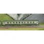 NW-263-REE Modeles NW263 Set de 2 voitures voyageurs UIC, SNCF, A4B5 et B10 Verte/Gris béton, logo blanc encadré, ep.V, N- 1/160