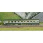 NW-264-REE Modeles NW264 Voiture voyageurs UIC, SNCF, A4B5 ex-A9 Verte/Gris béton, logo blanc encadré, ep.V, N- 1/160