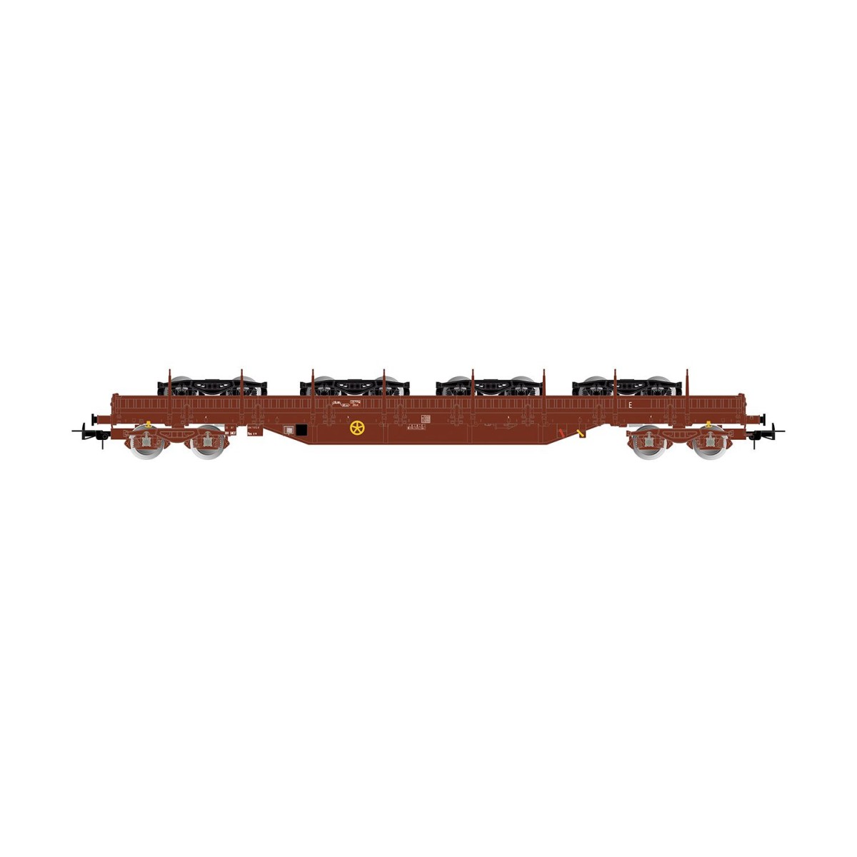 Jouef HJ6308 Flat wagon with sideboards, Res type, with bogies, SNC...