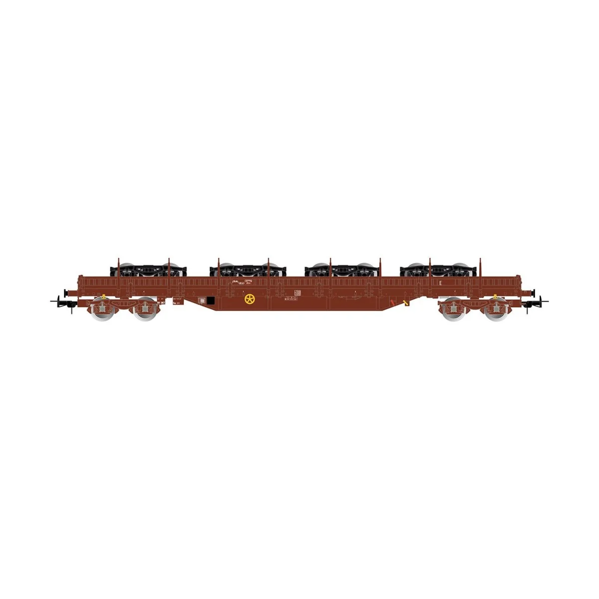 Jouef HJ6308 Flat wagon with sideboards, Res type, with bogies, SNC... Jouef HJ6308 Flat wagon with sideboards, Res type, with bogies, SNC...
