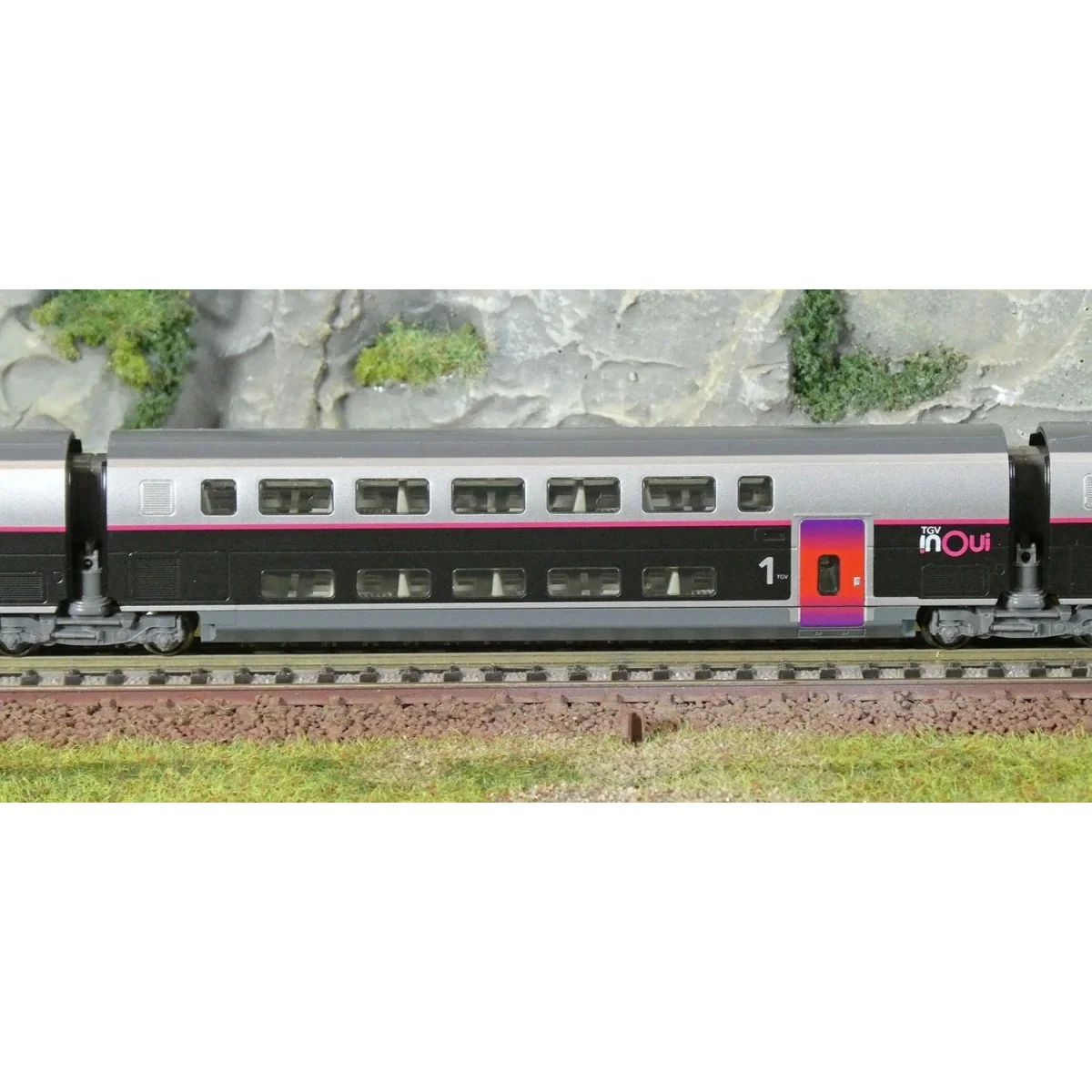 Kato 10-2132 Set de 5 voitures complémentaires TGV Euroduplex SNCF, InOui, N 1/160 Kato KATO_10-2132 - 3 Kato 10-2132 Set de 5 voitures complémentaires TGV Euroduplex SNCF, InOui, N 1/160 Kato KATO_10-2132 - 3