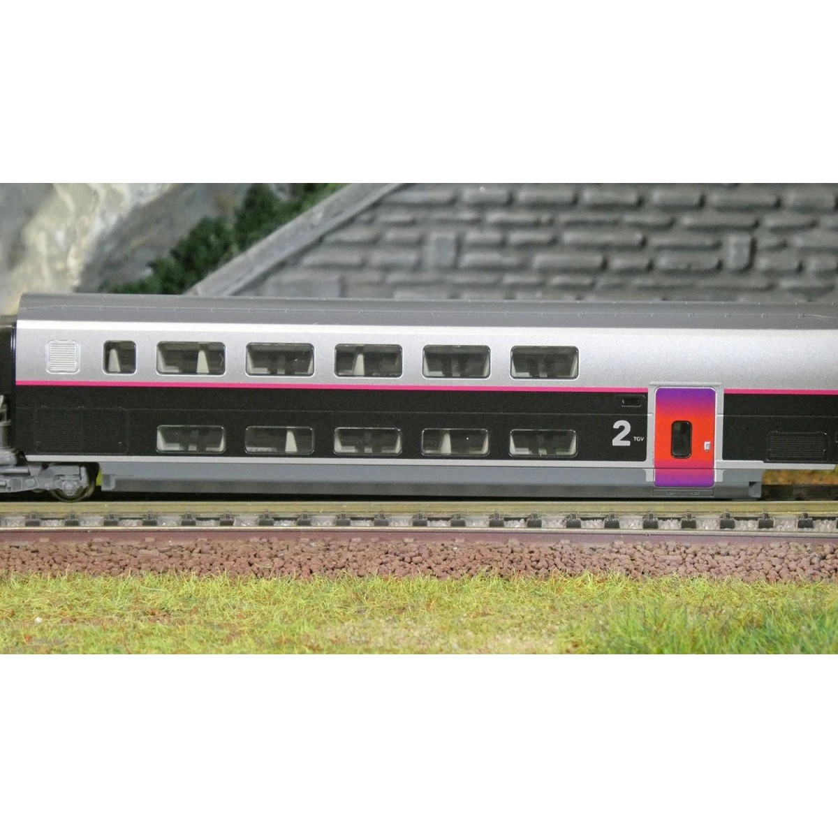 Kato 10-2132 Set of 5 additional TGV Euroduplex SNCF, InOui cars, N...