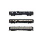 HR4390-Rivarossi HR4390 Set de 3 voitures voyageurs CIWL, Edelweiss Pullman Express, DD3 / VPC Côte d´Azur / VP Étoile du Nord