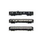 HR4390-Rivarossi HR4390 Set de 3 voitures voyageurs CIWL, Edelweiss Pullman Express, DD3 / VPC Côte d´Azur / VP Étoile du Nord