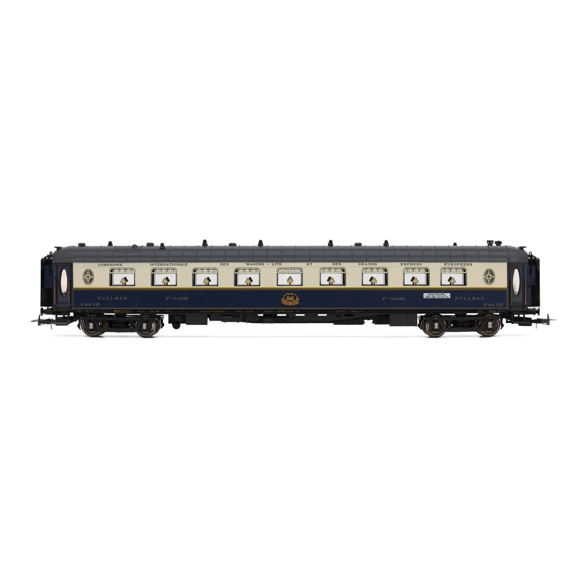 Rivarossi HR4390 Set de 3 voitures voyageurs CIWL, Edelweiss Pullman Express, DD3 / VPC Côte d´Azur / VP Étoile du Nord Rivaross
