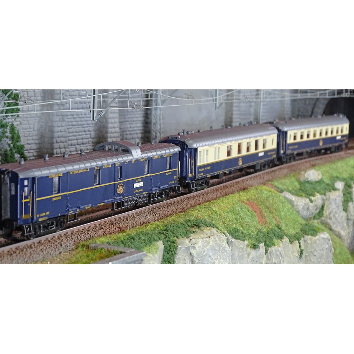 Rivarossi HR4390 Set of 3 CIWL passenger cars, Edelweiss Pullman Ex...