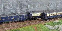 Rivarossi HR4390 Set of 3 CIWL passenger cars, Edelweiss Pullman Ex...