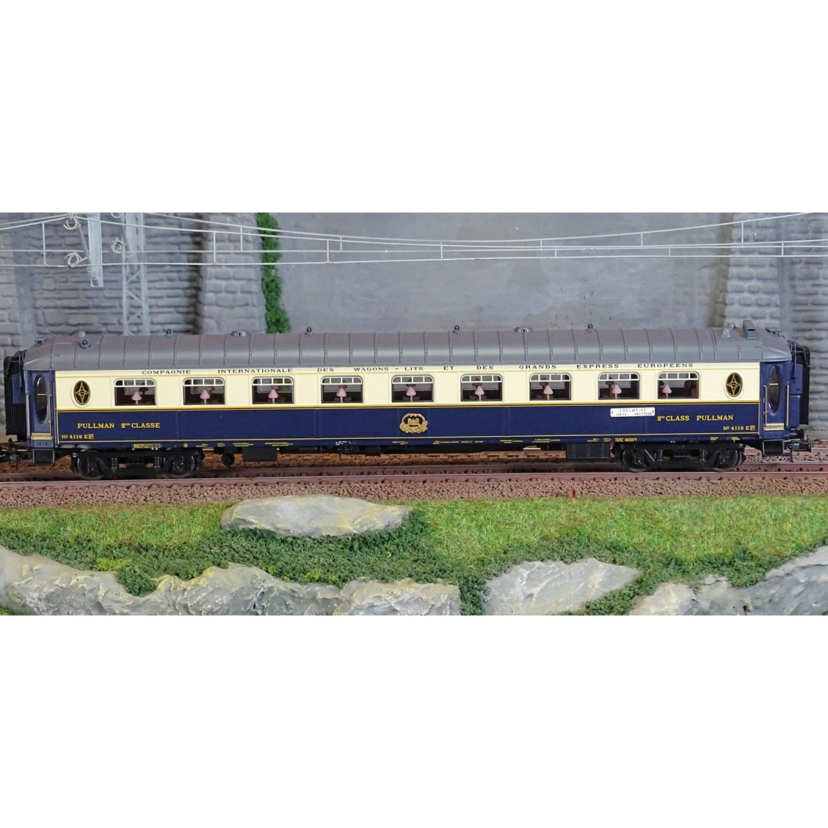 Rivarossi HR4390 Set of 3 CIWL passenger cars, Edelweiss Pullman Ex...