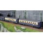 HR4390-Rivarossi HR4390 Set de 3 voitures voyageurs CIWL, Edelweiss Pullman Express, DD3 / VPC Côte d´Azur / VP Étoile du Nord
