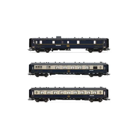 HR4391-Rivarossi HR4391 Set de 3 voitures voyageurs CIWL, Edelweiss Pullman Express, DD3 / VPC Côte d´Azur / VP Étoile du Nord