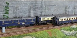 Rivarossi HR4391 Set of 3 CIWL passenger cars, Edelweiss Pullman Ex...