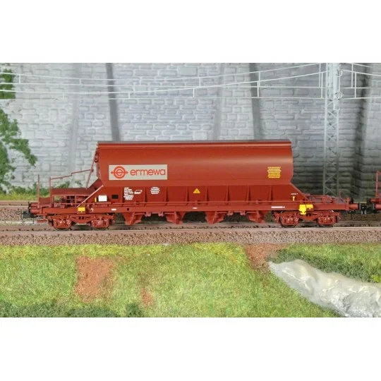 HJ6228-Jouef HJ6228 Set of 2 Taoos bogie hopper wagons, F-ERSA, Ermewa/Chemoil
