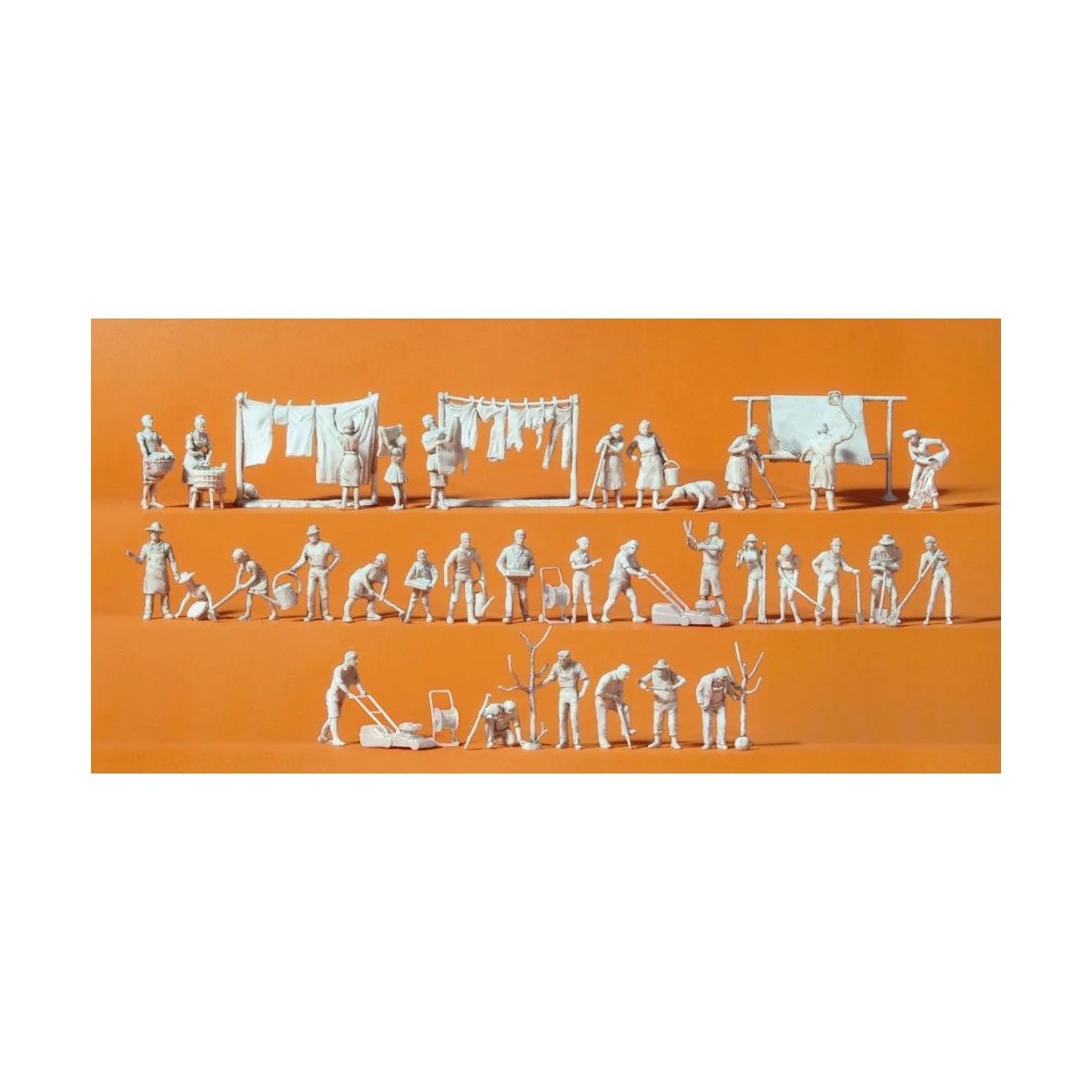 Preiser 16361 Figures, Housework and Garden - Preiser - Preiser_16361 Preiser 16361 Figures, Housework and Garden - Preiser - Preiser_16361