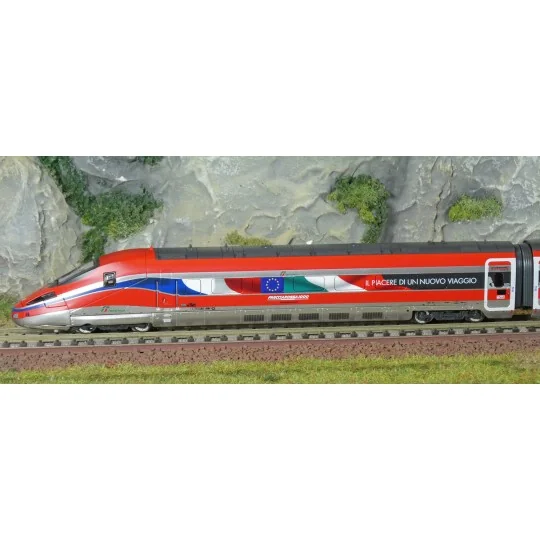 Arnold HN2621S Autorail TGV 4 éléments Frecciarossa 1000, FS, sonore, N 1/160 Arnold HN2621S - 2 HN2621S-Arnold HN2621S Autorail TGV 4 éléments Frecciarossa 1000, FS, sonore, N 1/160