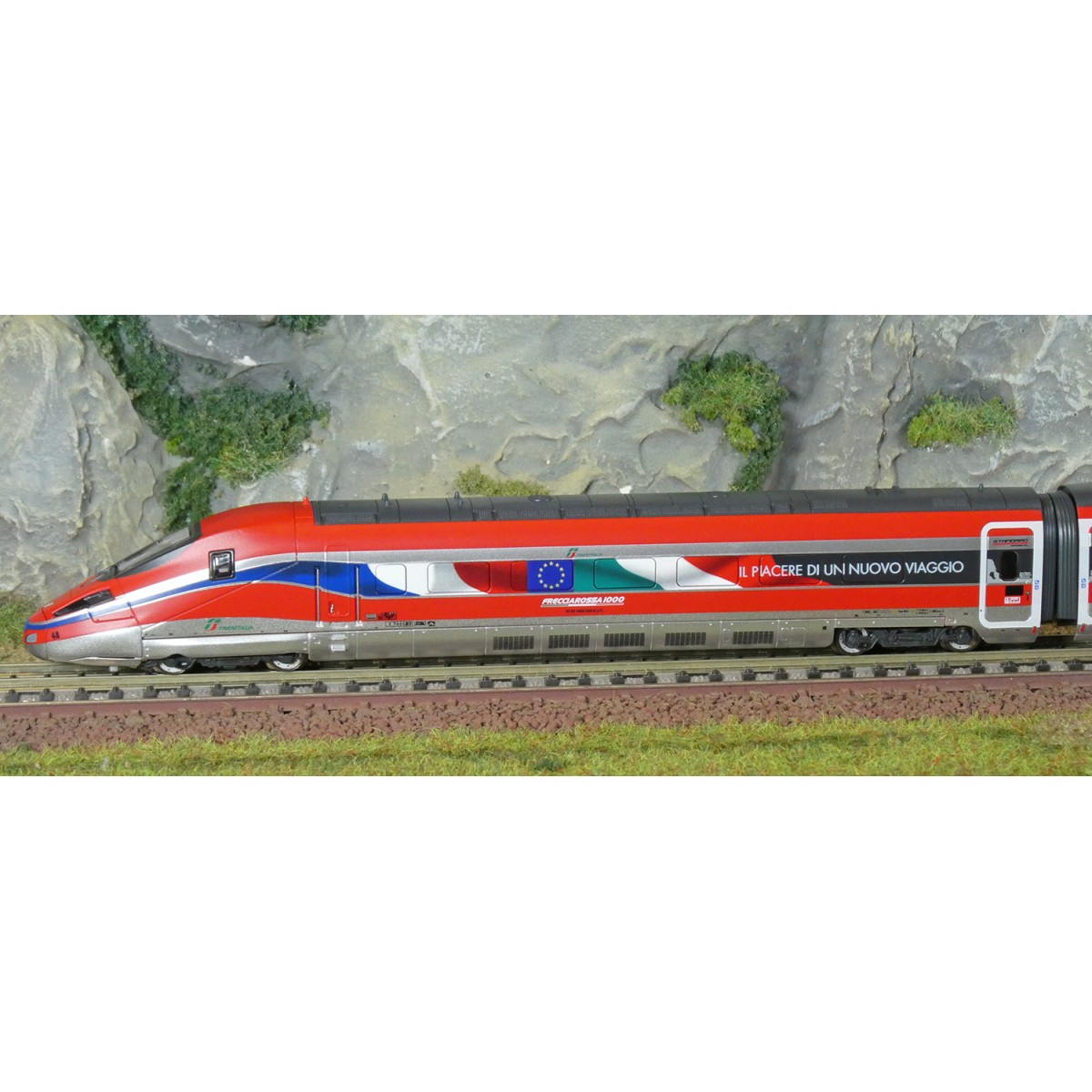 Arnold HN2621S TGV railcar 4 elements Frecciarossa 1000, FS, sound,...