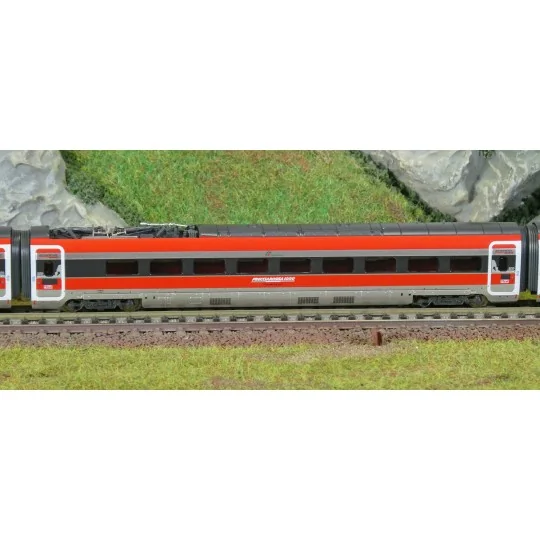 Arnold HN2621S Autorail TGV 4 éléments Frecciarossa 1000, FS, sonore, N 1/160 Arnold HN2621S - 4 HN2621S-Arnold HN2621S Autorail TGV 4 éléments Frecciarossa 1000, FS, sonore, N 1/160